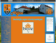 Tablet Screenshot of hejce.hu